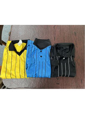 Official Sports Men's Referee Shirt Medium Yellow M NWT Soccer GB3